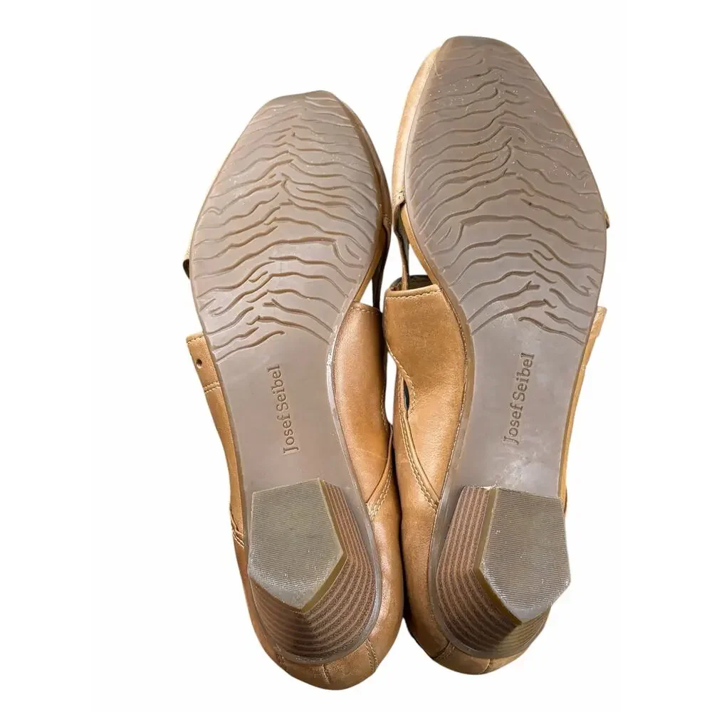 Josef Seibel Tina Tan Leather Mary Jane Pumps Womens EU 37 US 6 Comfort